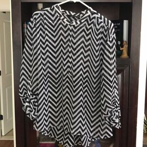 Black and White striped shirt